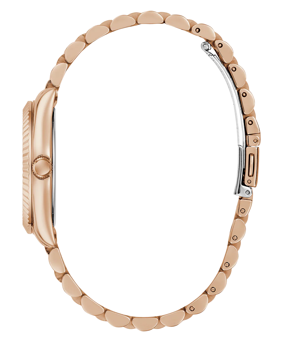 GUESS Ladies Jada Rose Gold Tone Multi-function Date Watch