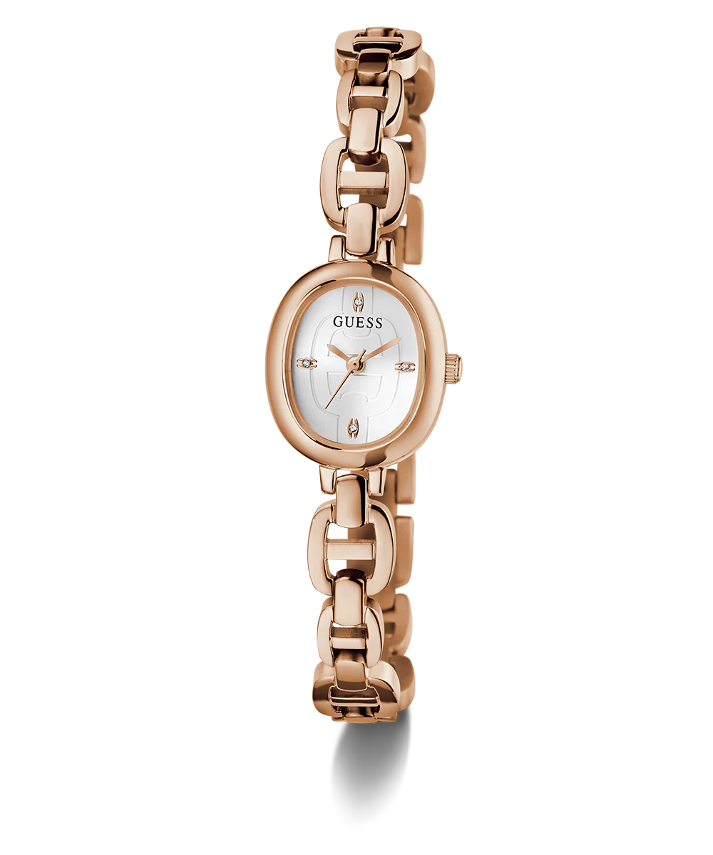 GUESS Ladies Rose Gold Tone Analog Watch