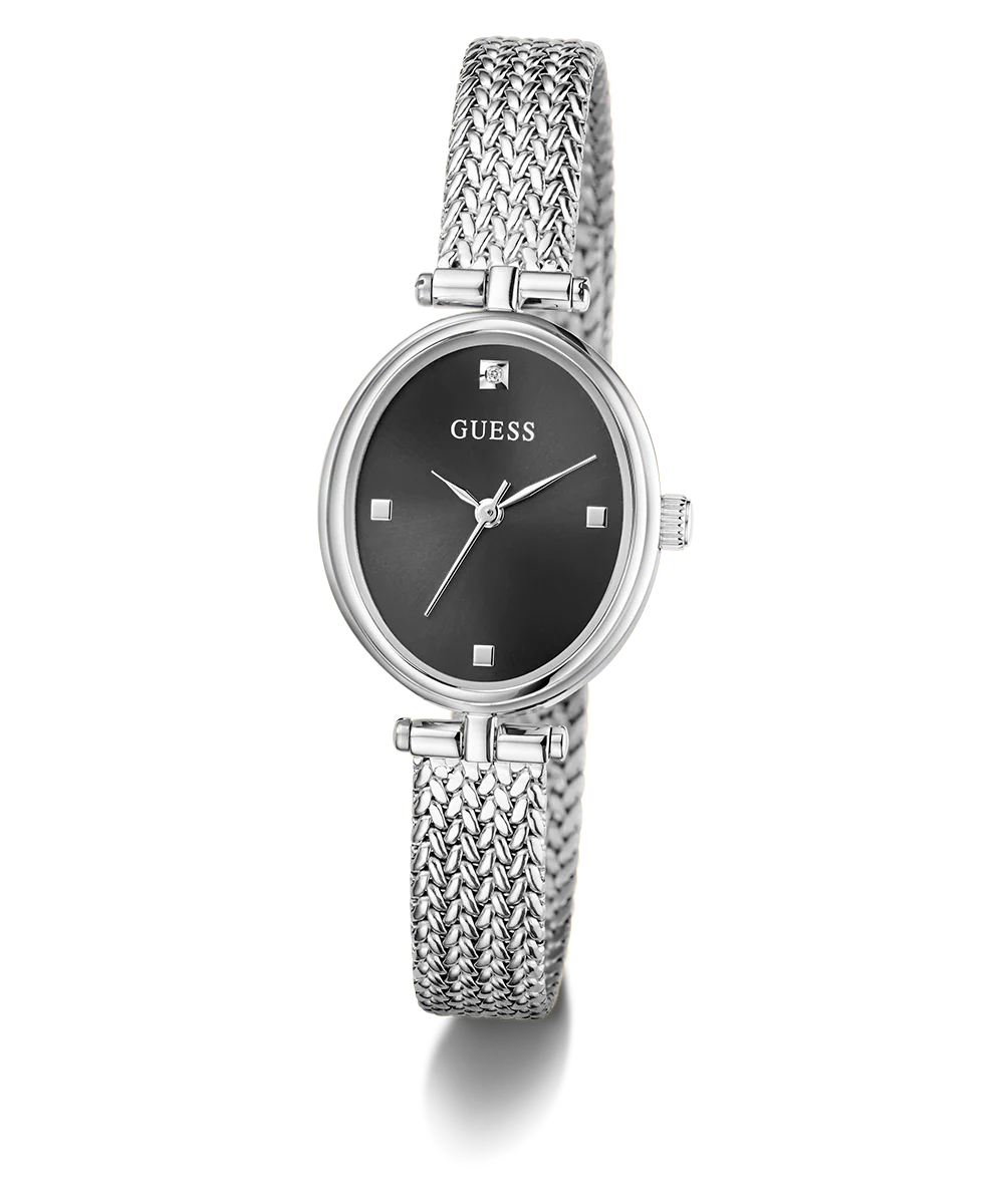 GUESS Ladies Ruby Silver Tone Analog Watch