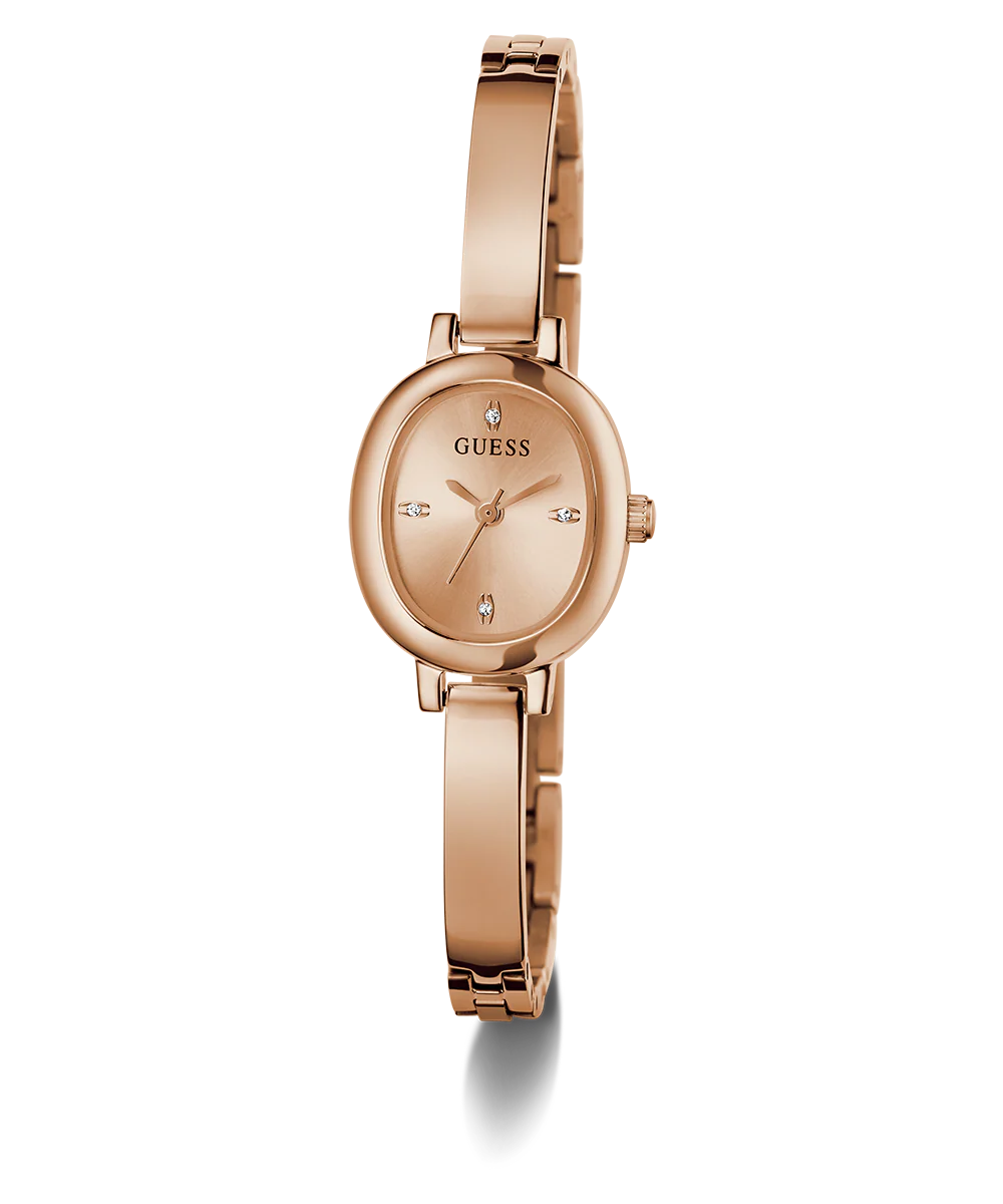 GUESS Ladies Rose Gold Tone Analog Watch