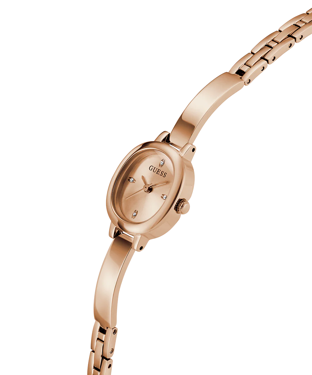GUESS Ladies Rose Gold Tone Analog Watch