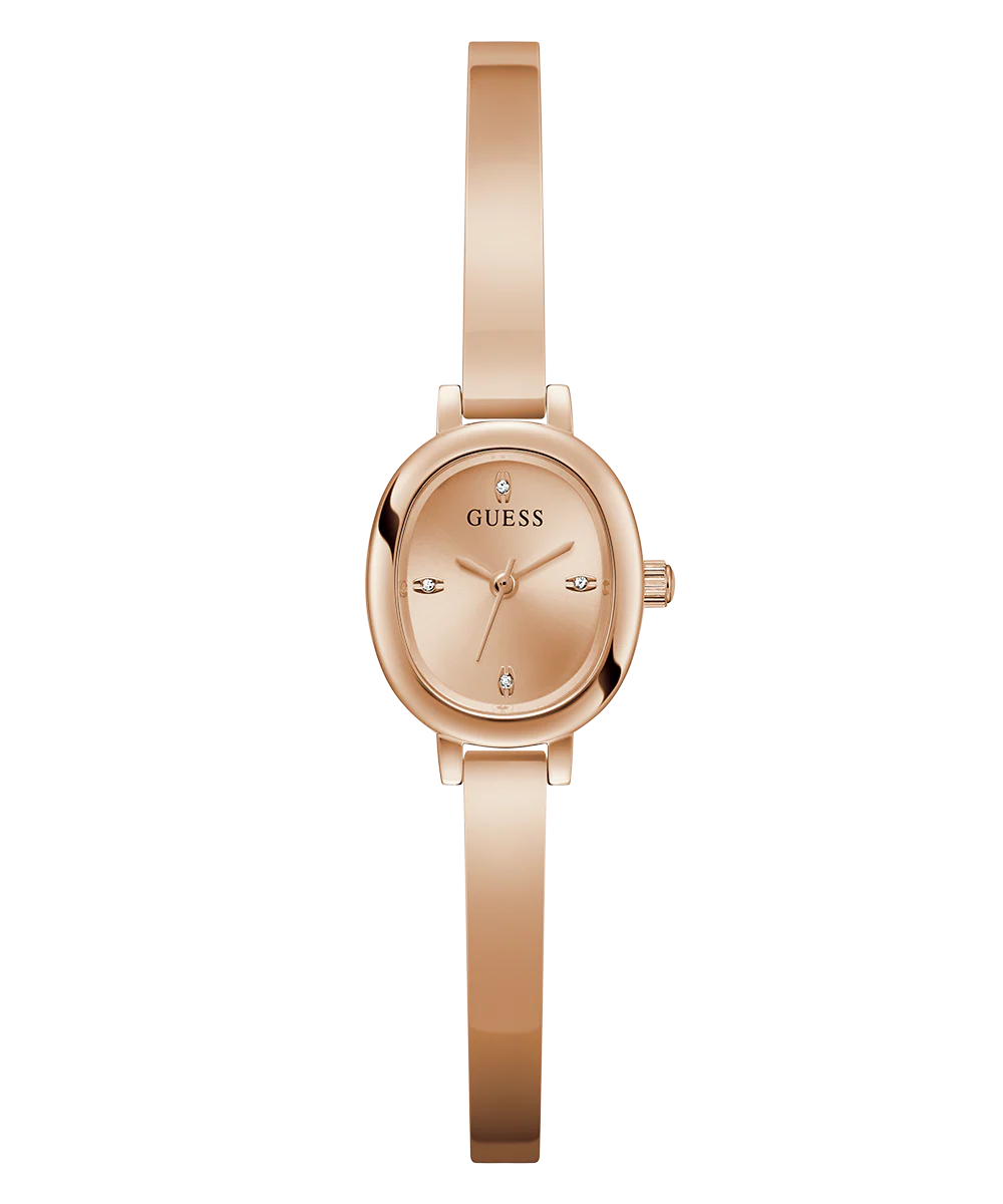 GUESS Ladies Rose Gold Tone Analog Watch