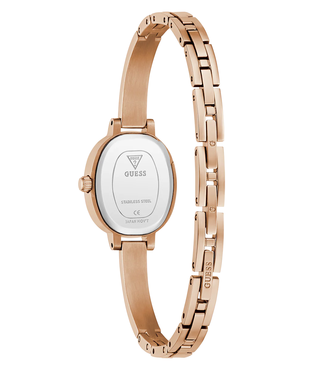 GUESS Ladies Rose Gold Tone Analog Watch