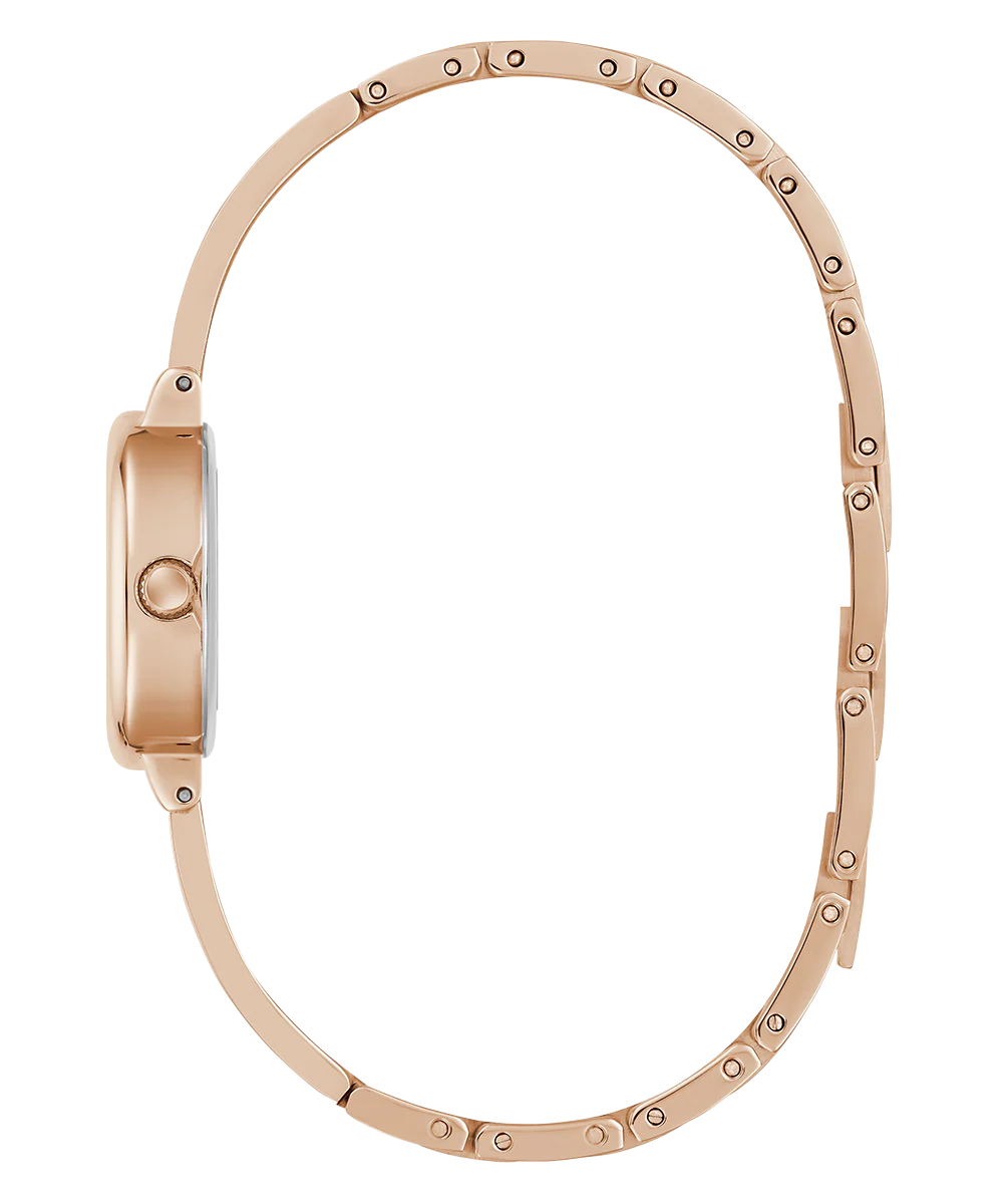 GUESS Ladies Rose Gold Tone Analog Watch