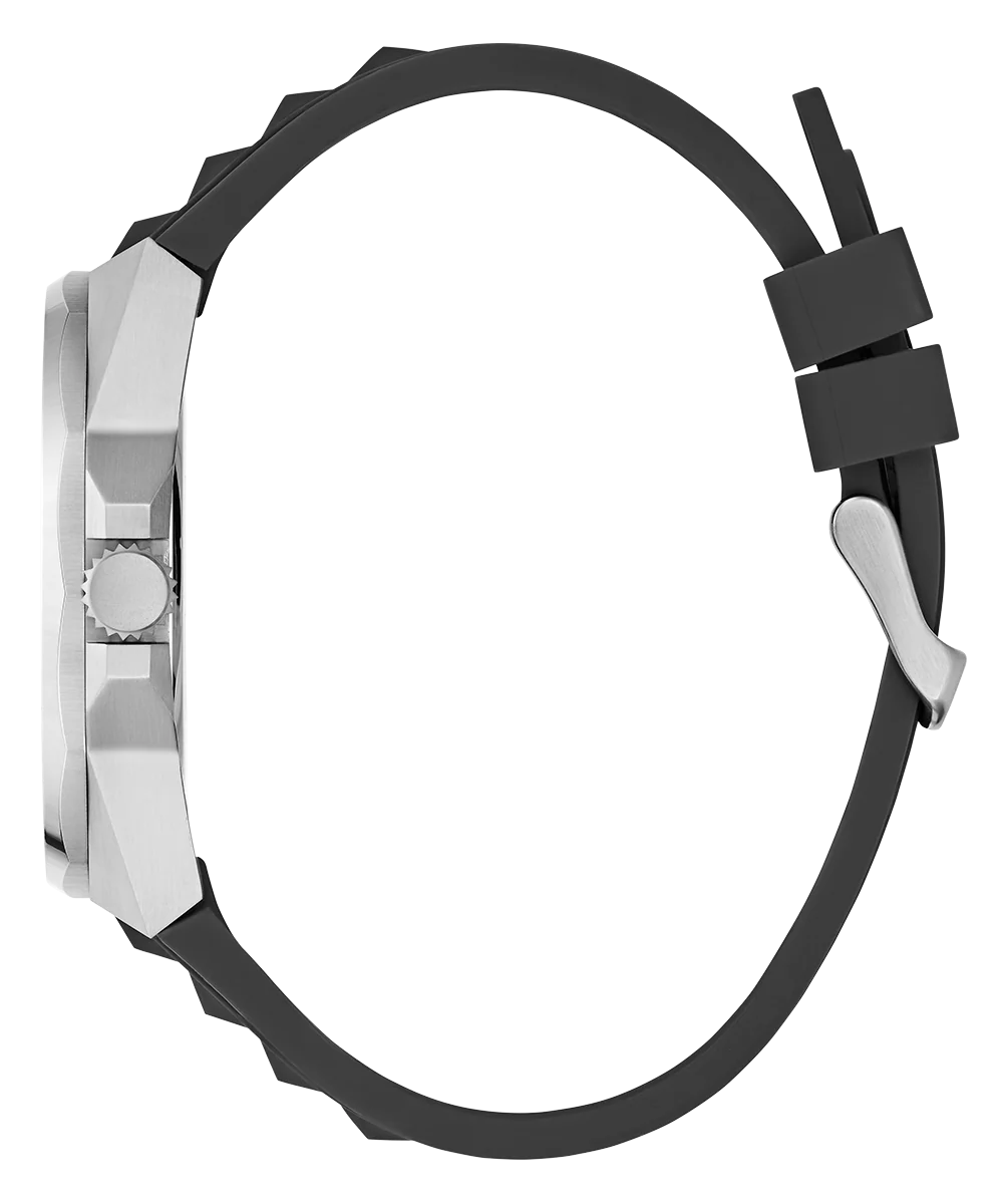 1016-guess-mens-black-silver-tone-multi-function-watch-6.webp GUESS Mens Black Silver Tone Multi-function Watch