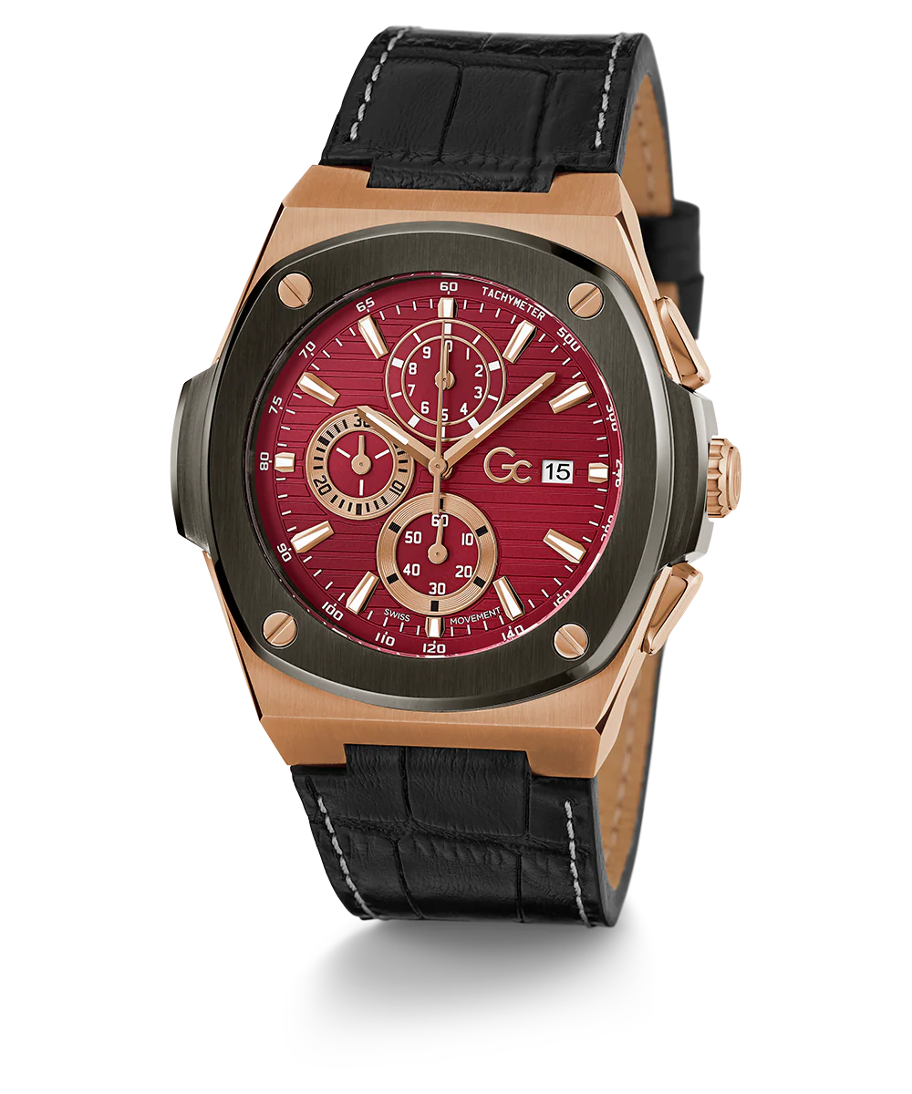 Gc Coussin Shape Chrono Leather
