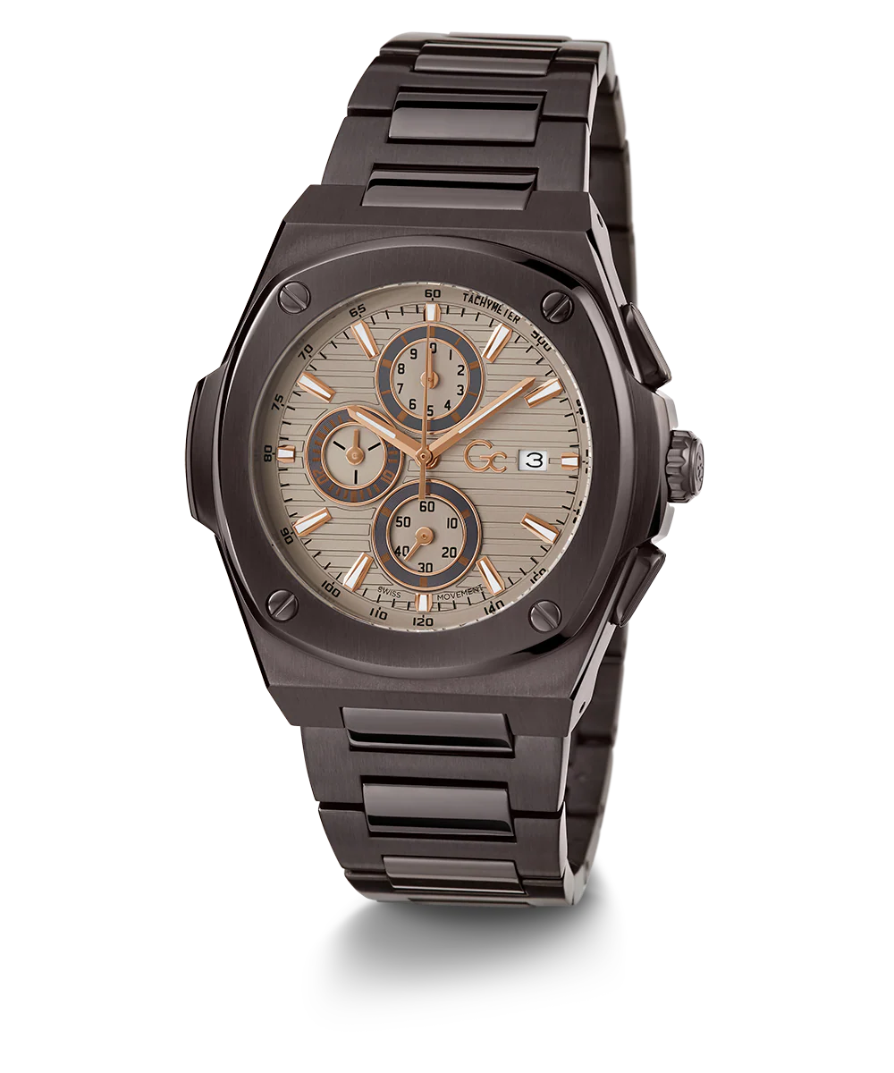 Gc Coussin Shape Chrono Metal