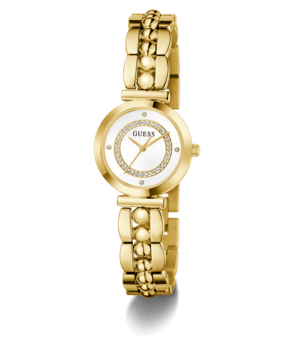 GUESS Ladies Gold Tone Analog Watch