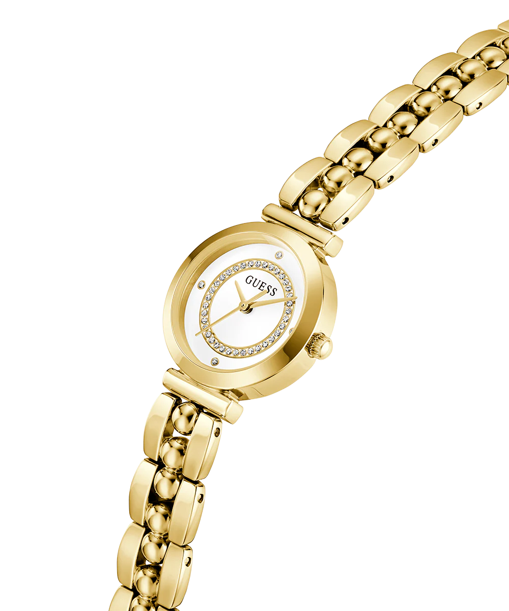 GUESS Ladies Gold Tone Analog Watch