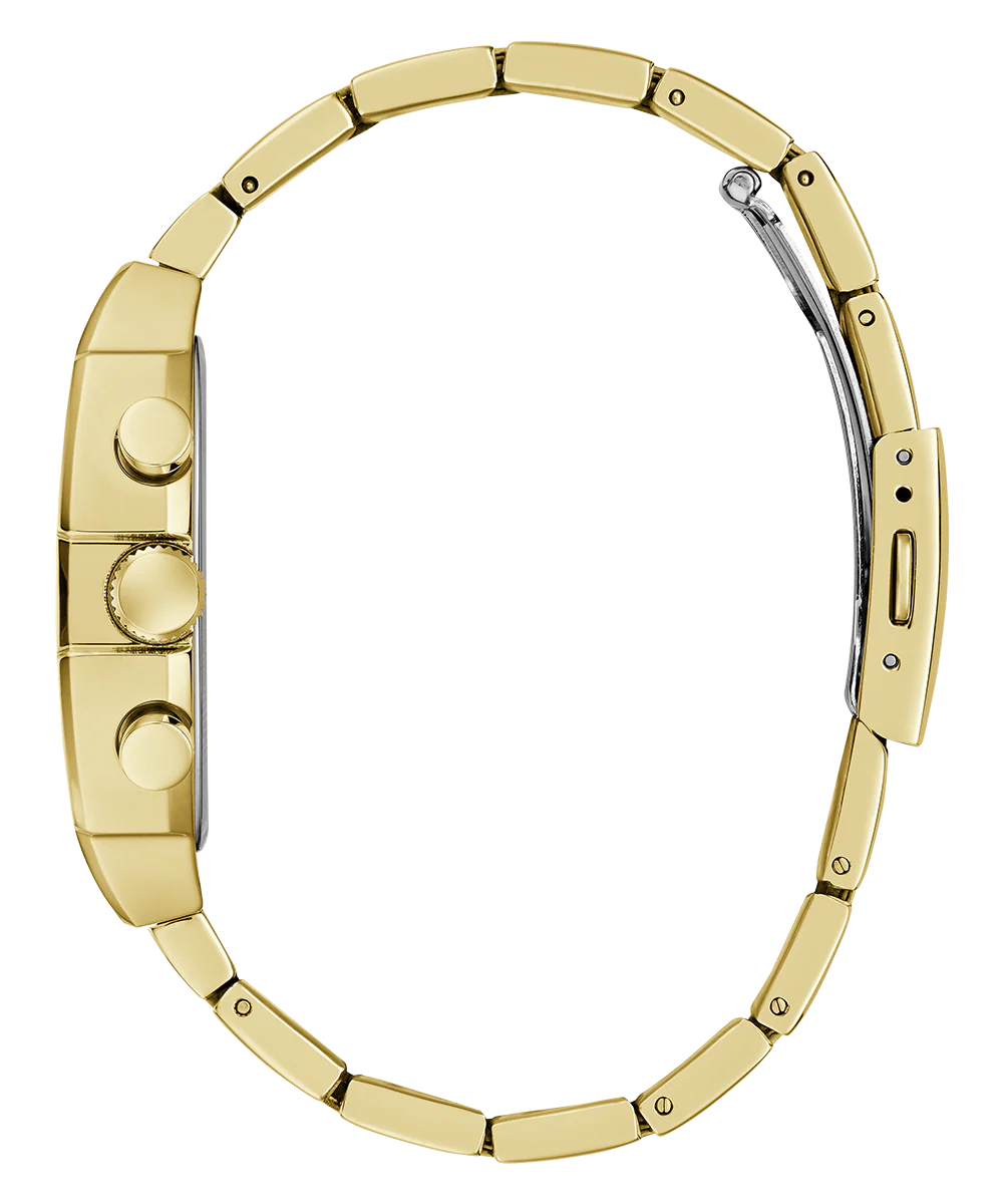 GUESS Mens Gold Tone Analog Watch