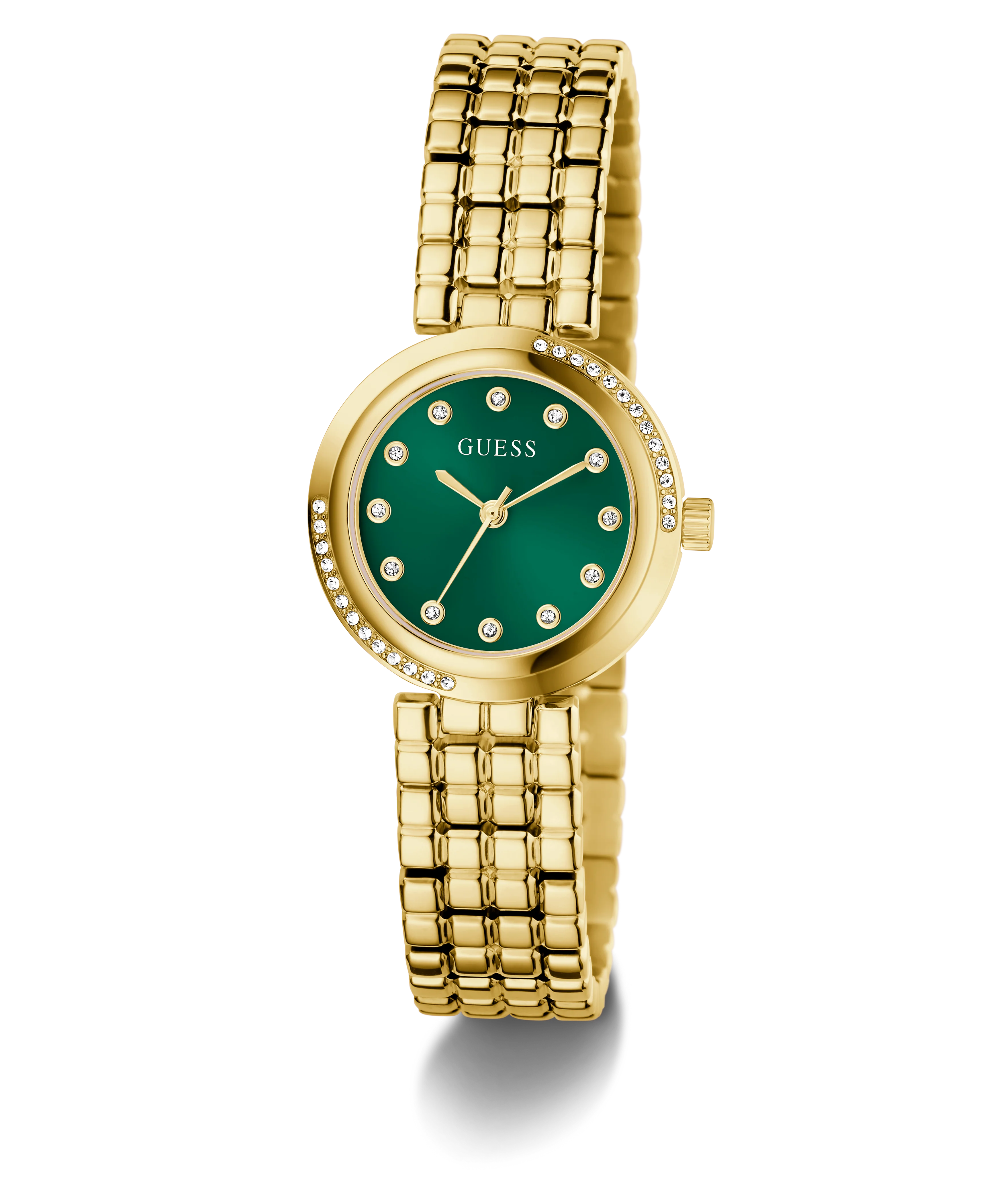 GUESS Ladies Gold Tone Analog Watch