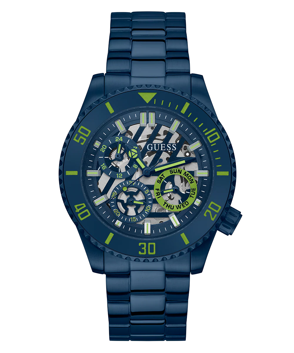 GUESS Mens Navy Multi-function Watch