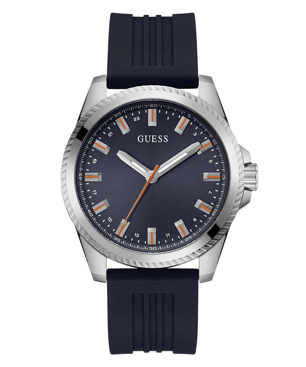 1180-guess-mens-navy-silver-tone-analog-watch-4.webp GUESS Mens Navy Silver Tone Analog Watch