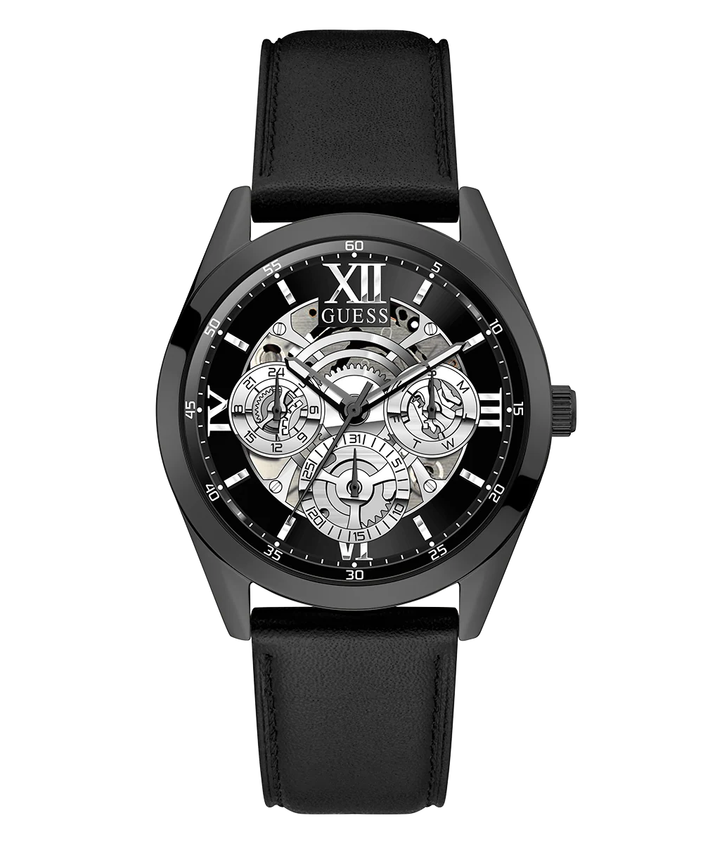 GUESS Mens Black Multi-function Watch