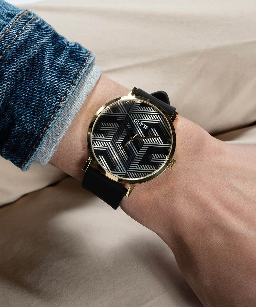 1191-guess-mens-black-gold-tone-analog-watch-6.webp GUESS Mens Black Gold Tone Analog Watch