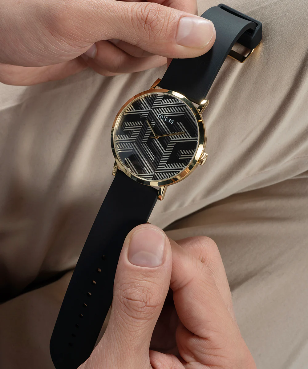 1191-guess-mens-black-gold-tone-analog-watch-7.webp GUESS Mens Black Gold Tone Analog Watch