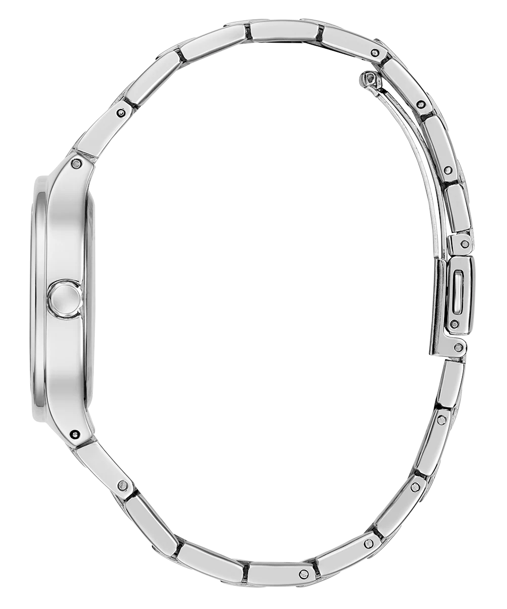 GUESS Ladies Silver Tone Analog Watch