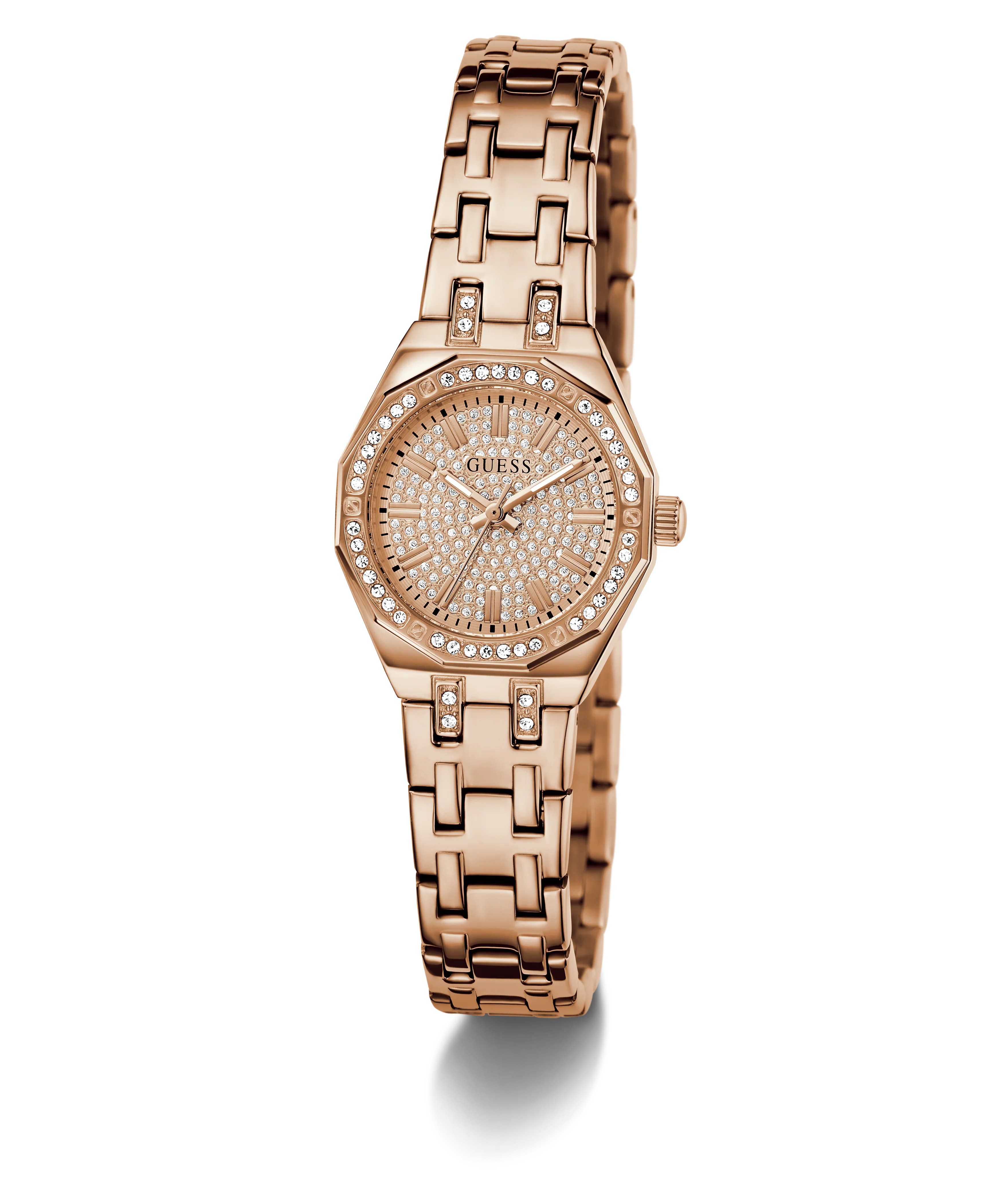 GUESS Ladies Pixie Rose Gold Tone Analog Watch
