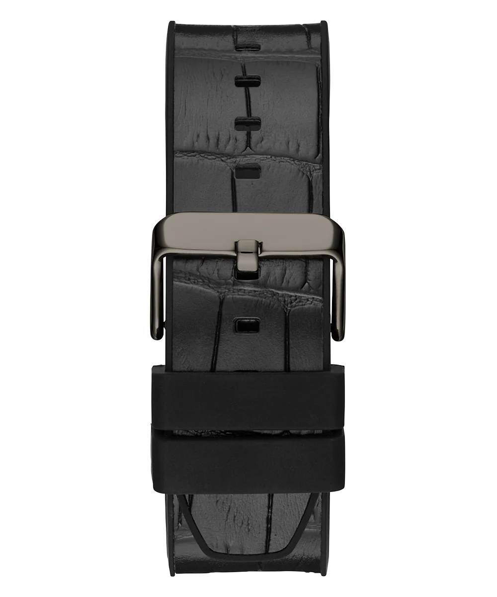 GUESS Mens Black Gunmetal Multi-function Watch