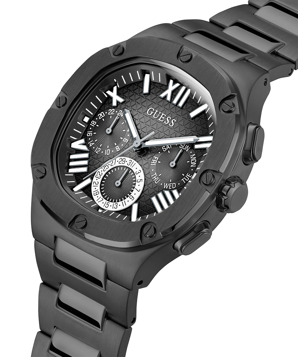 1216-guess-mens-black-multi-function-watch-2.webp GUESS Mens Black Multi-function Watch