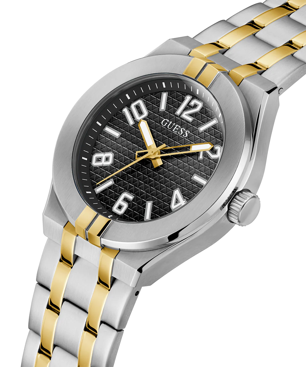 GUESS Mens 2-Tone Analog Watch