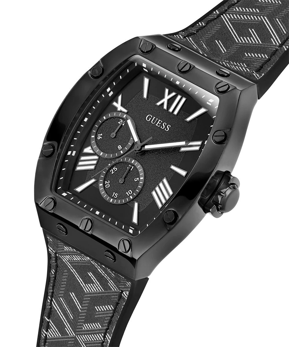 GUESS Mens Black Multi-function Watch