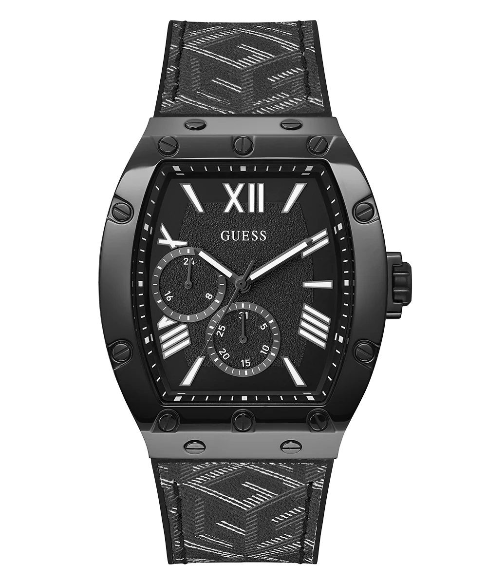 GUESS Mens Black Multi-function Watch