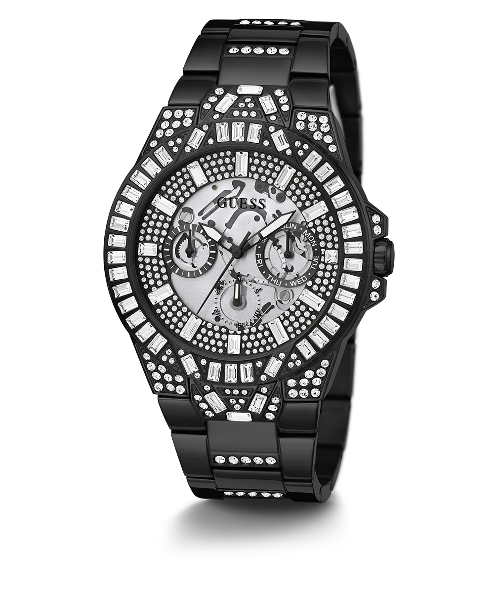 GUESS Mens Black Multi-function Watch