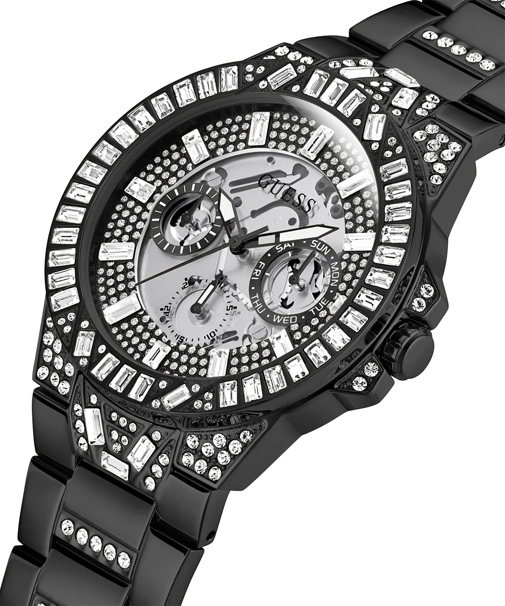 GUESS Mens Black Multi-function Watch