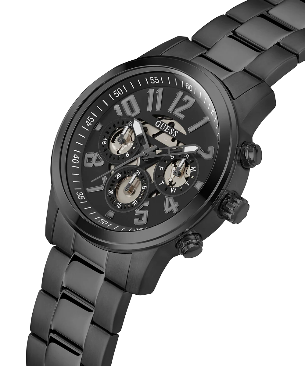 1221-guess-mens-black-multi-function-watch-2.webp GUESS Mens Black Multi-function Watch