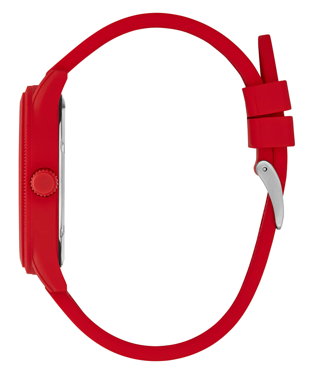 GUESS Mens Red Analog Watch