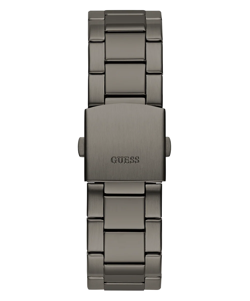 GUESS Mens Gunmetal Multi-function Watch