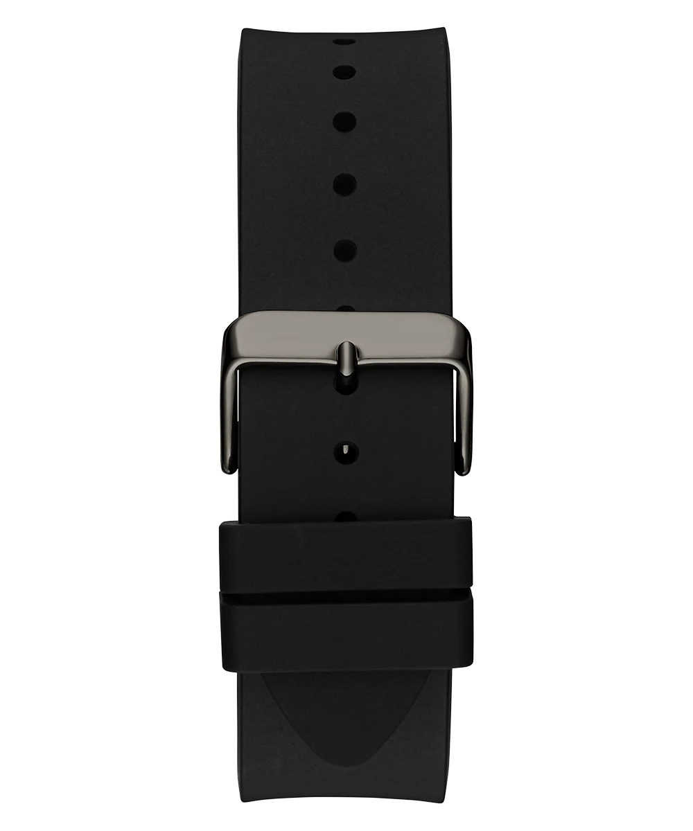 GUESS Mens Black Gunmetal Analog Watch
