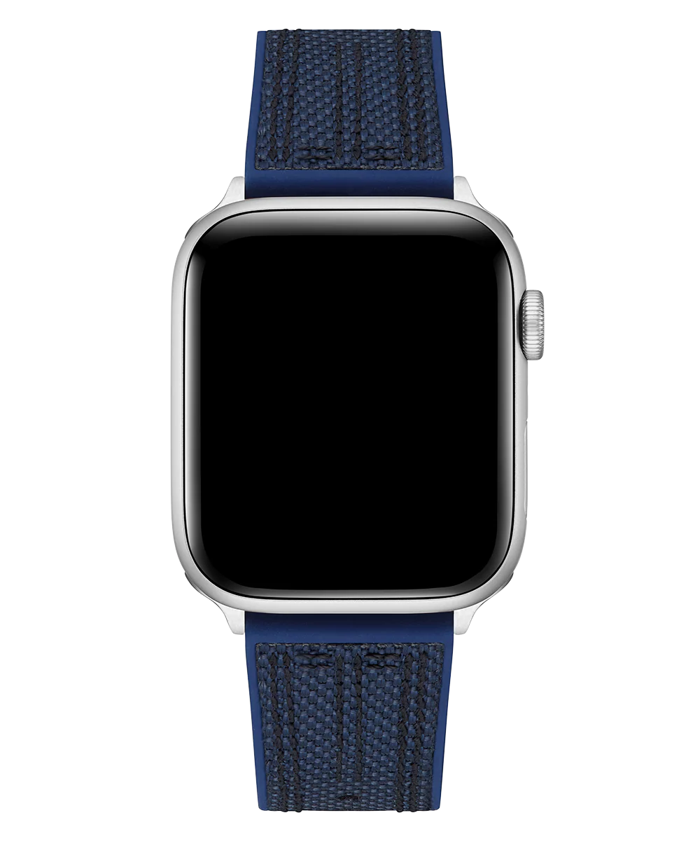 GUESS Nylon on Silicone Band for Apple 42-44 mm Watch