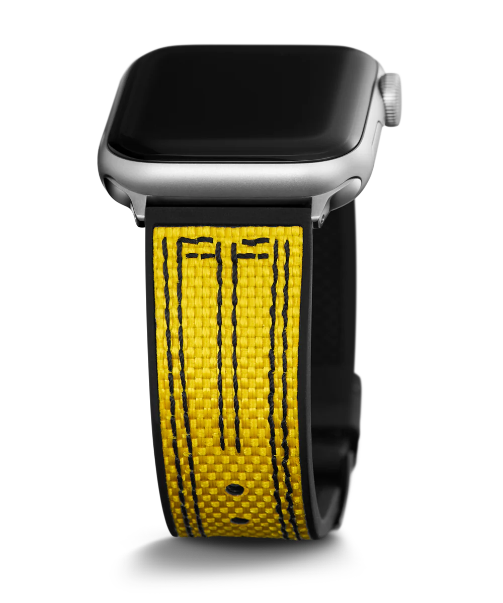 GUESS Nylon on Silicone Band for Apple 42-44 mm Watch