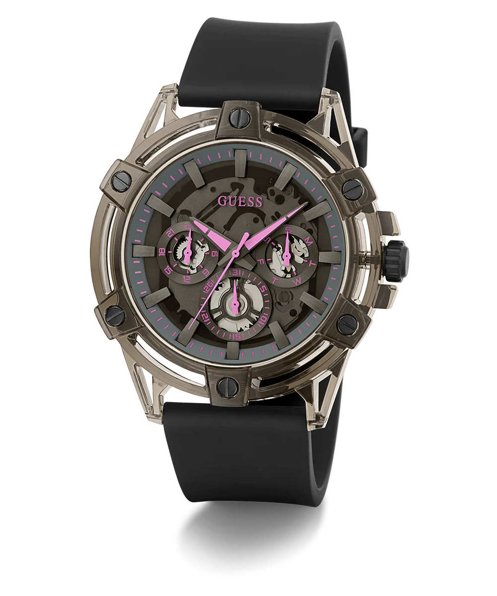GUESS Mens Sporting Pink Limited Edition Watch