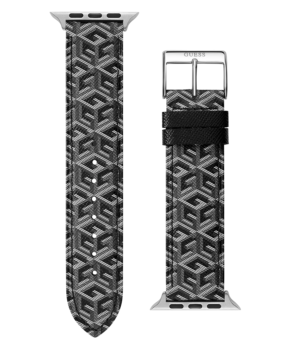 GUESS Logo Leather Band for Apple 42-44 mm Watch