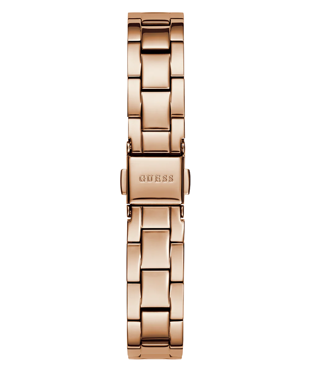 GUESS Ladies Rose Gold Tone Analog Watch