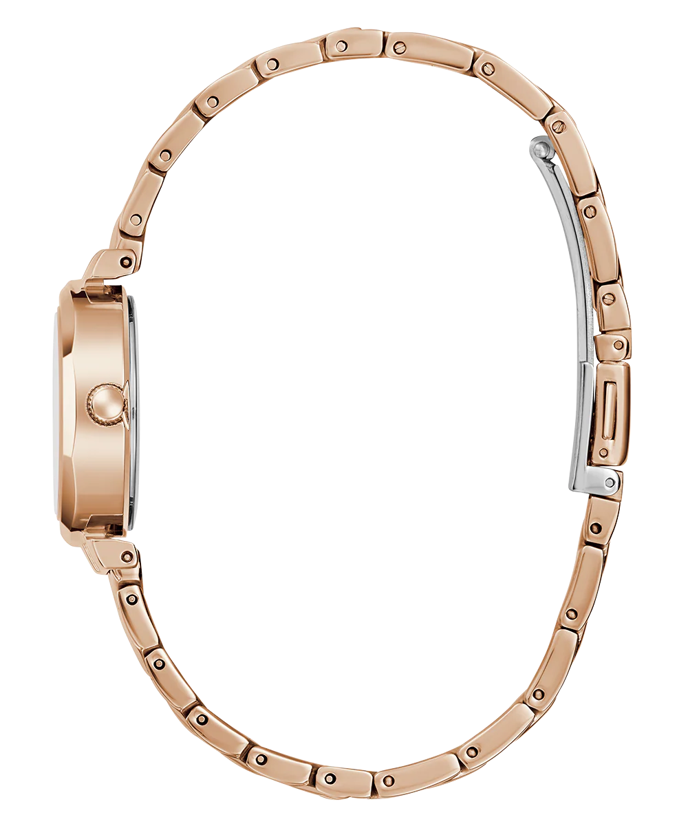 GUESS Ladies Rose Gold Tone Analog Watch