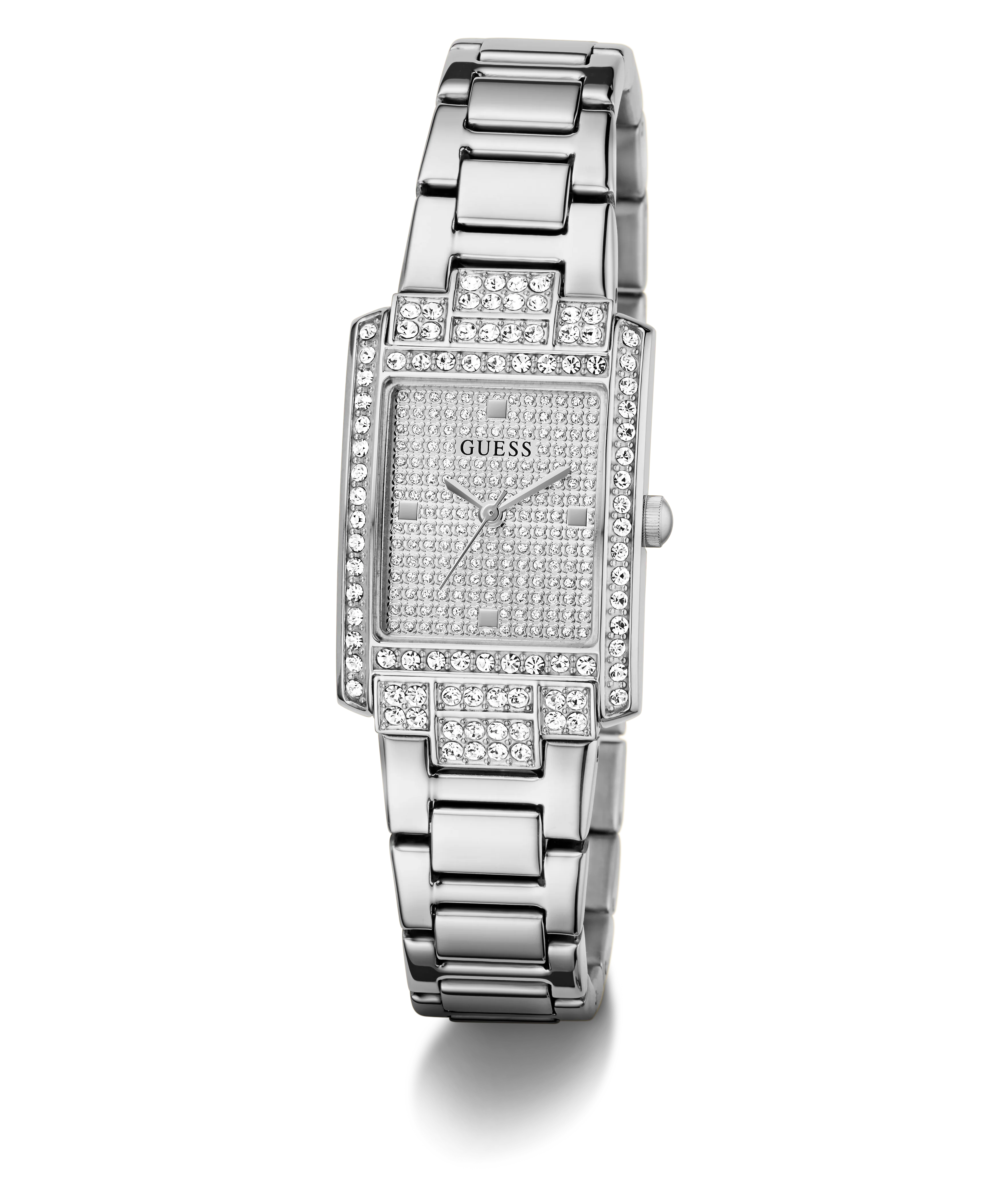 GUESS Ladies Silver Tone Analog Watch