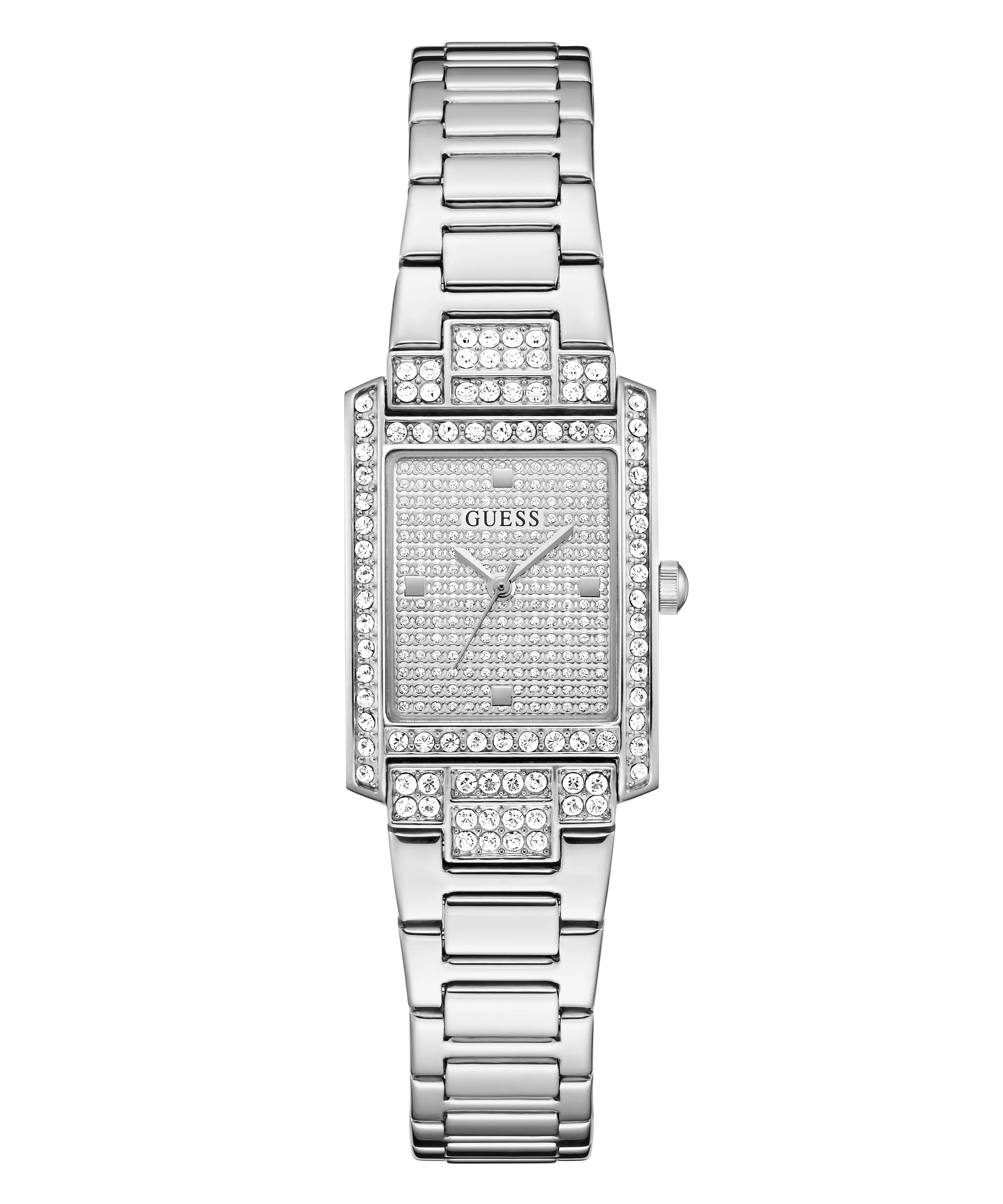 GUESS Ladies Silver Tone Analog Watch