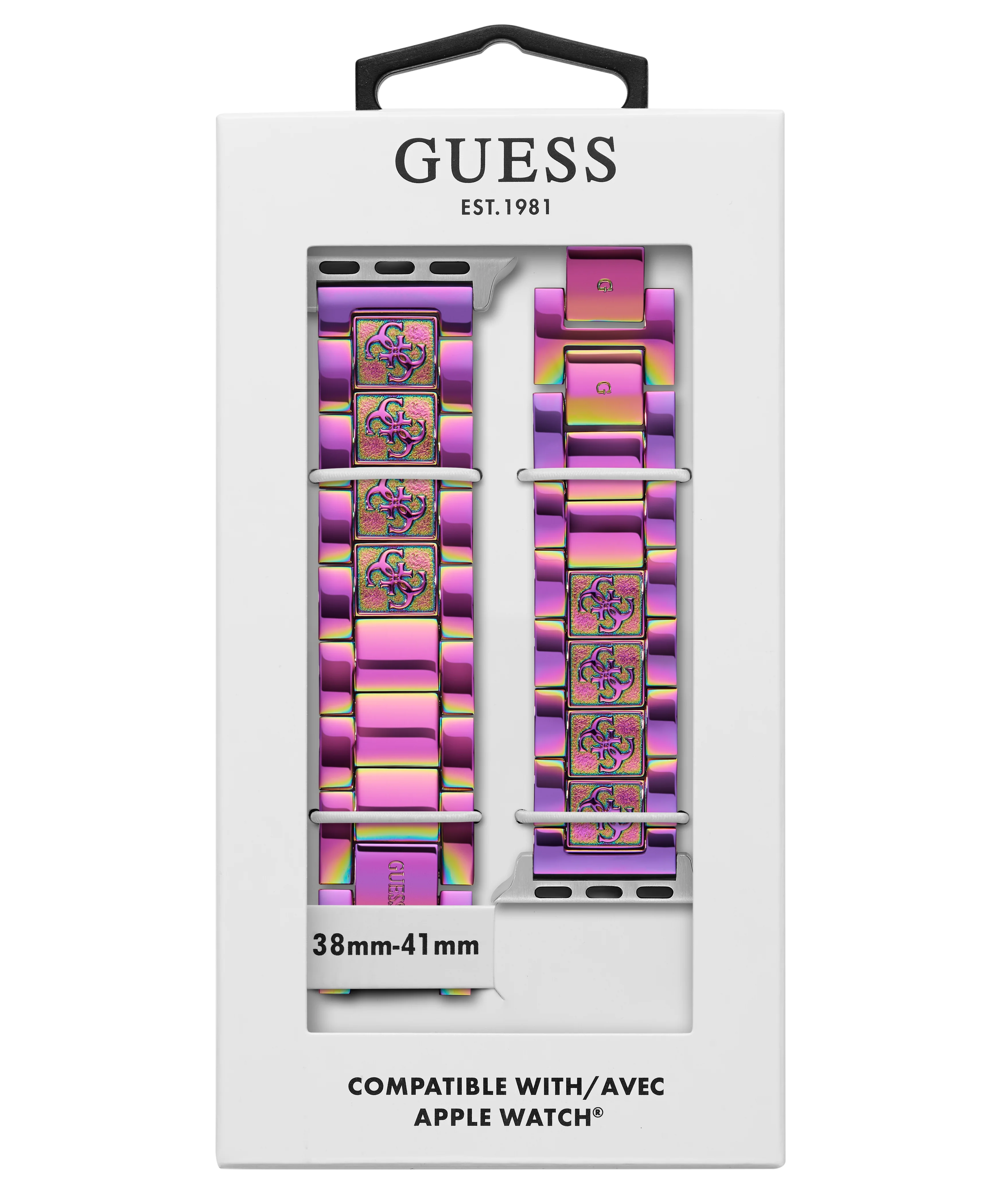 GUESS Logo Stainless Steel Band for Apple 38-40 mm Watch