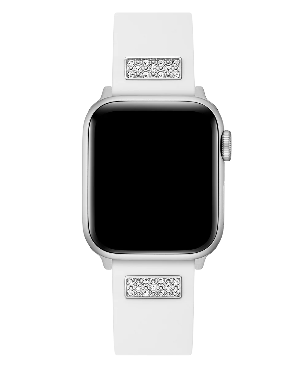 GUESS Silcone Band with Crystals insert for Apple 38-40 mm Watch