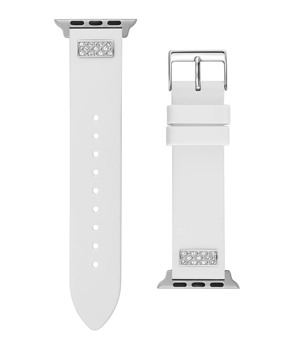 GUESS Silcone Band with Crystals insert for Apple 38-40 mm Watch