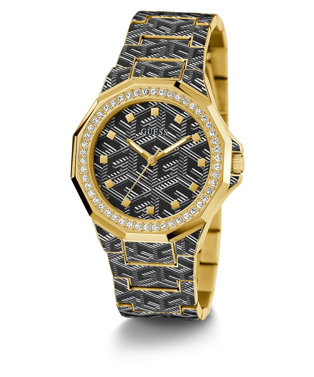 GUESS Ladies 2-Tone Gold Tone Analog Watch