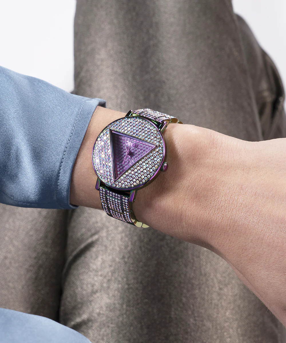 GUESS Ladies Iridescent Analog Watch