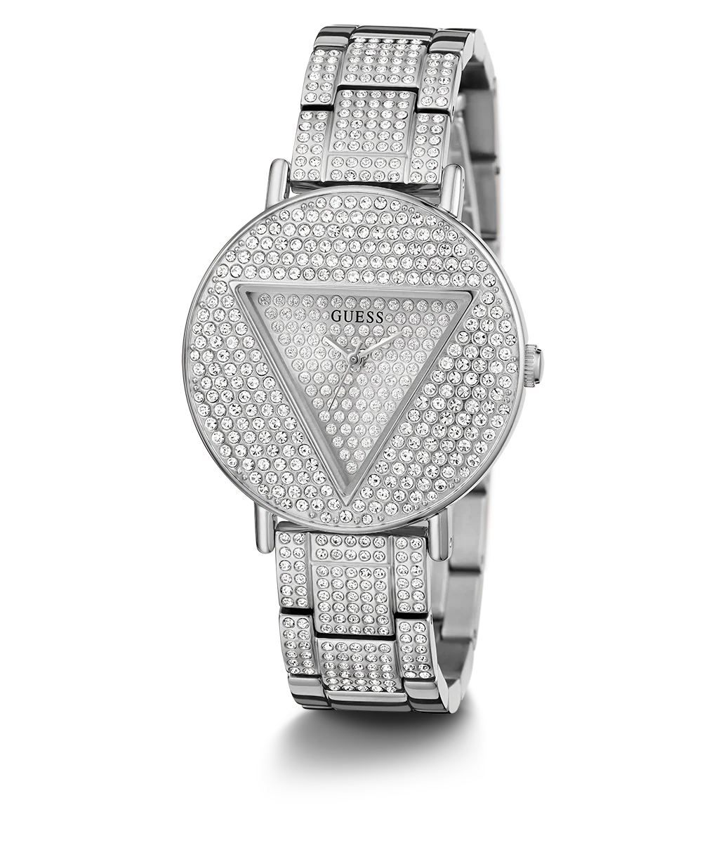 GUESS Ladies Silver Analog Watch