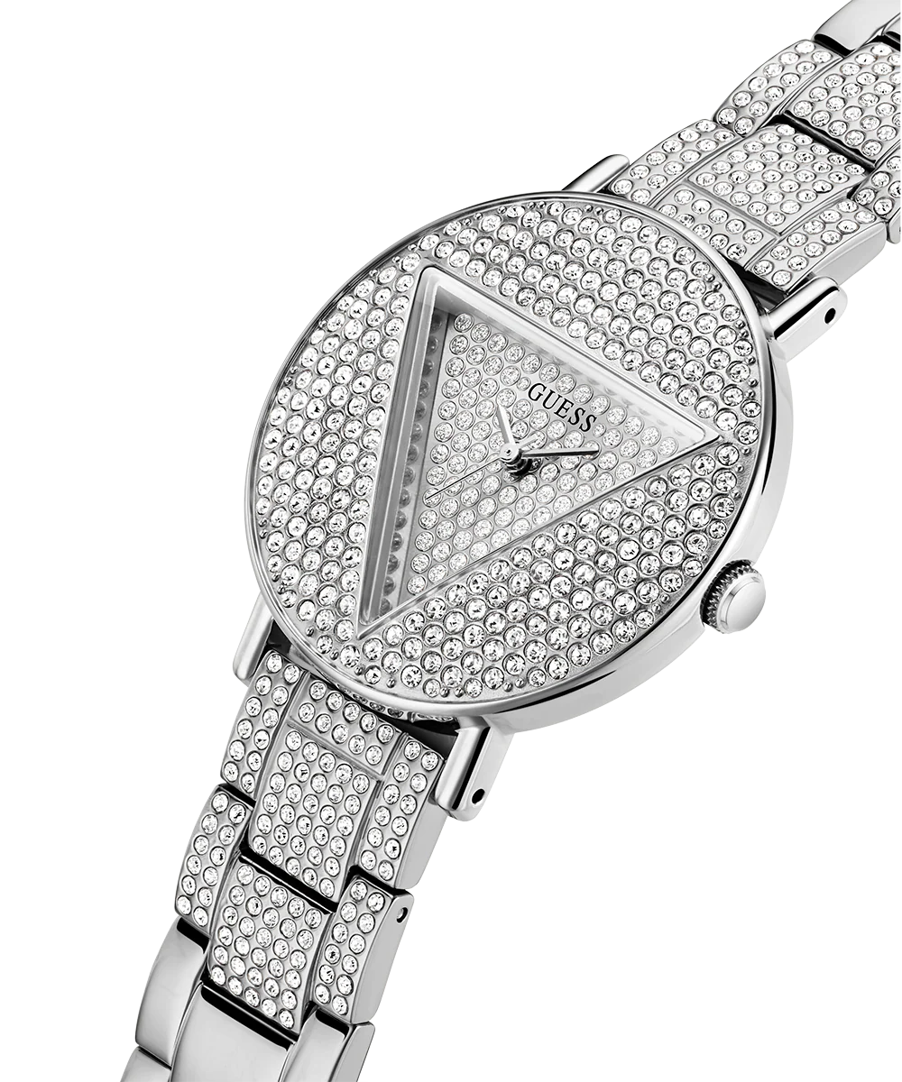 GUESS Ladies Silver Analog Watch