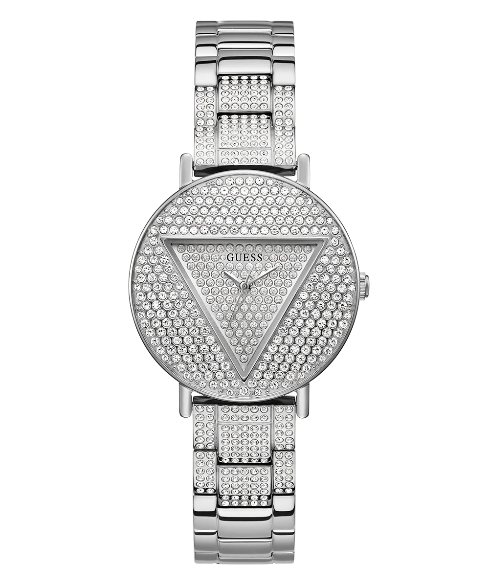 GUESS Ladies Silver Analog Watch