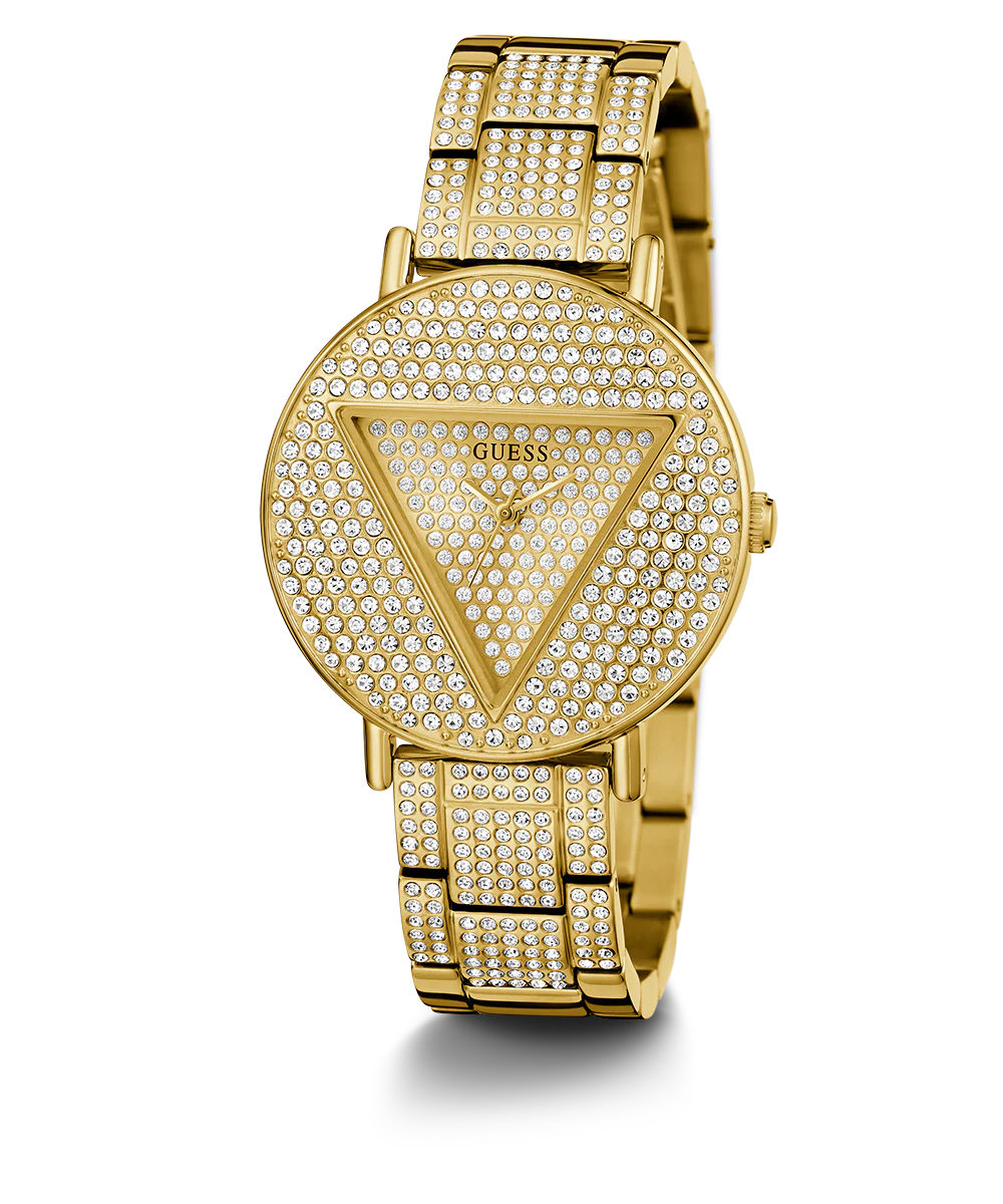 GUESS Ladies Gold Tone Analog Watch